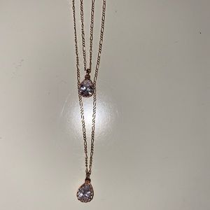 Double Layer Rose Gold Necklace